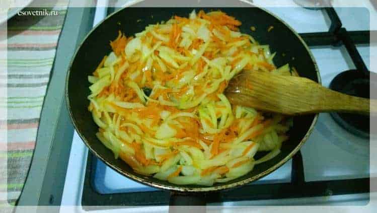 сковорода с овощами